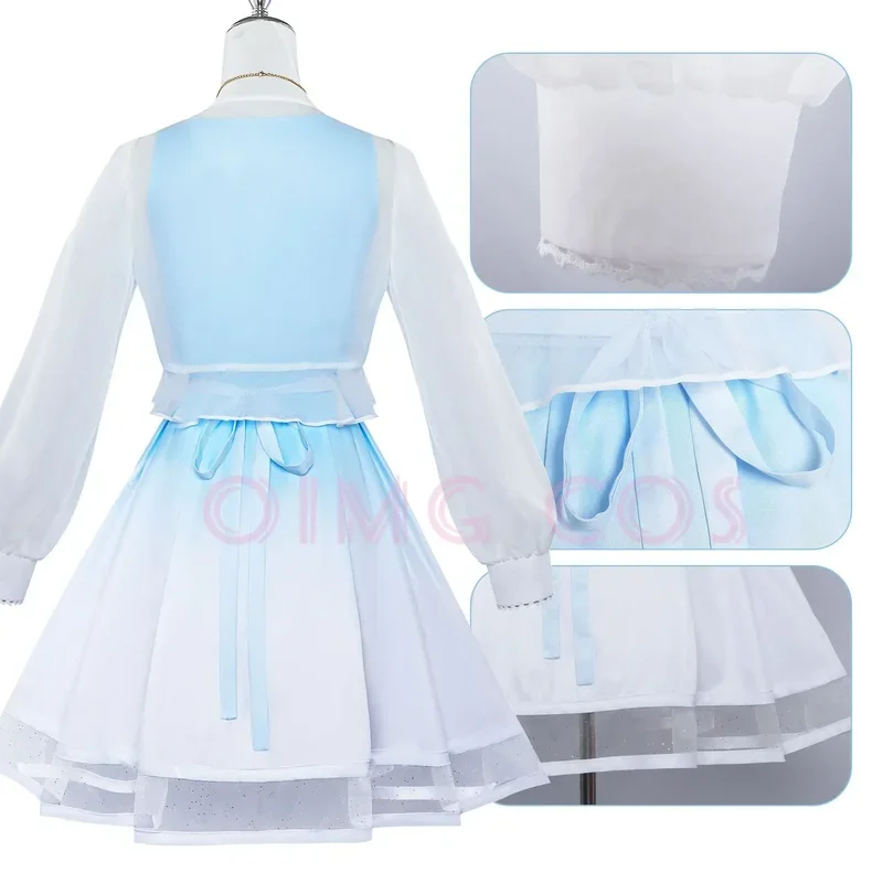 Costume de Cosplay Ganyu Genshin Impact, Uniforme de Carnaval, Perruque, Anime, Costumes d'Halloween, Jeu pour Femme