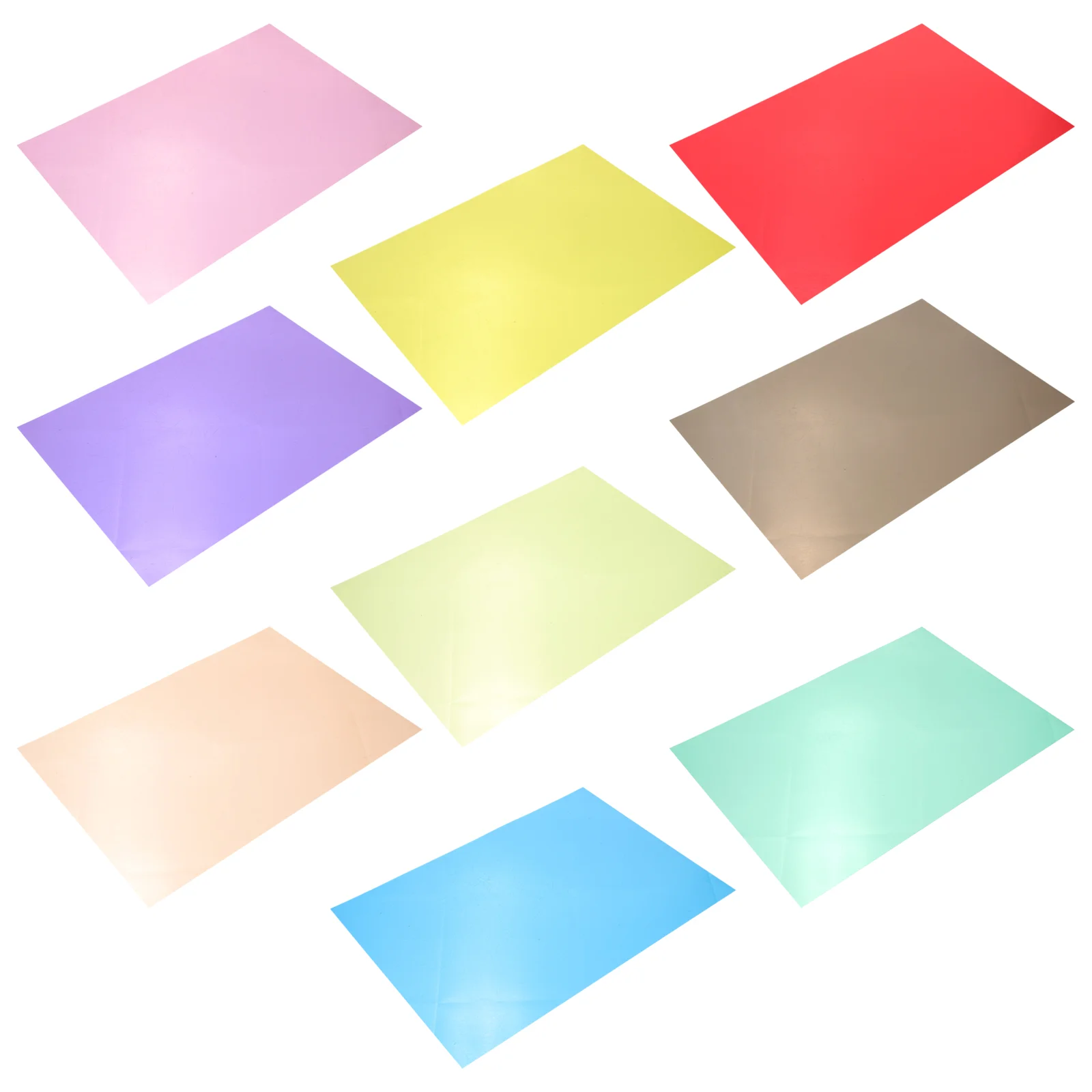 9 Pcs Color Pvc Sheet Classroom Light Filters Lighting Kit Colorful Gels for Photography