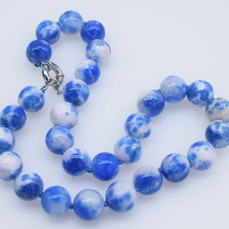 Blue White Jade Nec…