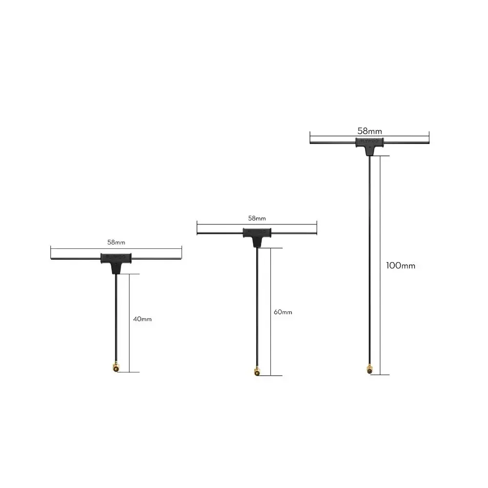 Flywoo ELRS 2.4g ミニモータル PCB T アンテナ UFL