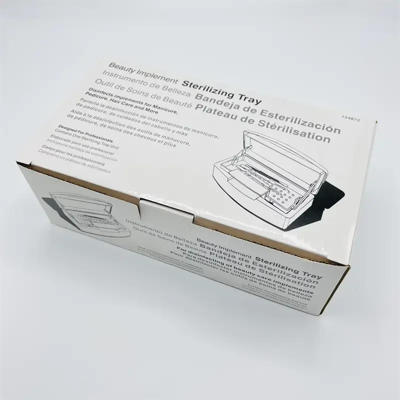 ถาดฆ่าเชื้อสําหรับเครื่องมือทําเล็บมือ - กล่องฆ่าเชื้อขนตาเพื่อความงาม