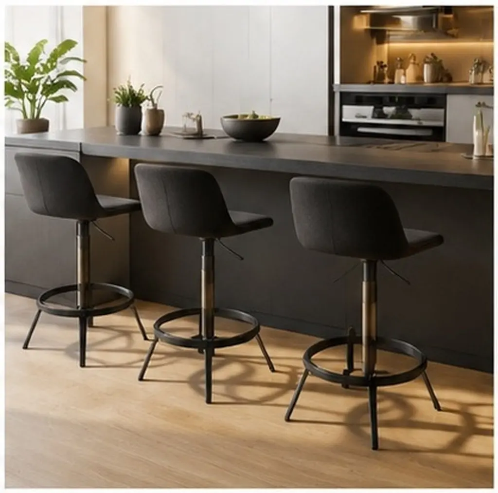3Pcs Bar Stool Foot Protector Rings Rubber Floor Protectors for Chairs Bar Stool Leg Protectors Stability Noise Reduction