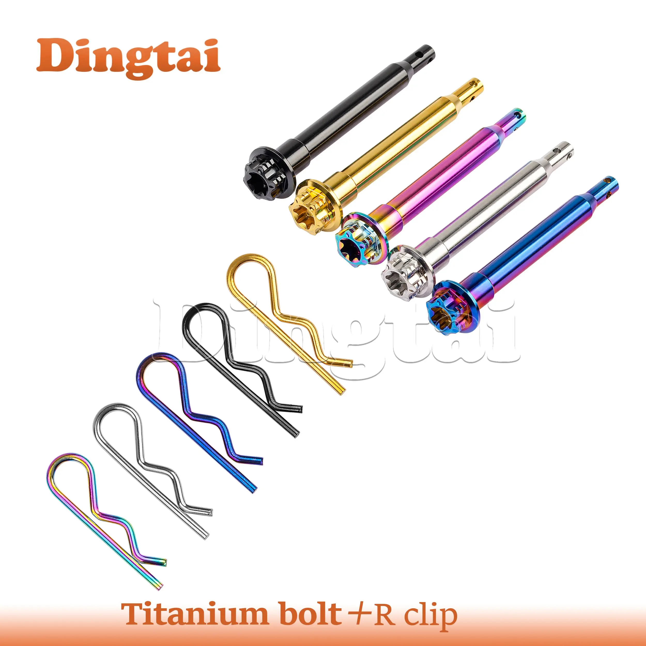 Dingtai Titanium Bolt  brake pins, caliper pad, rear screw, motorcycle, oil, disc, brake caliper, guide pin
