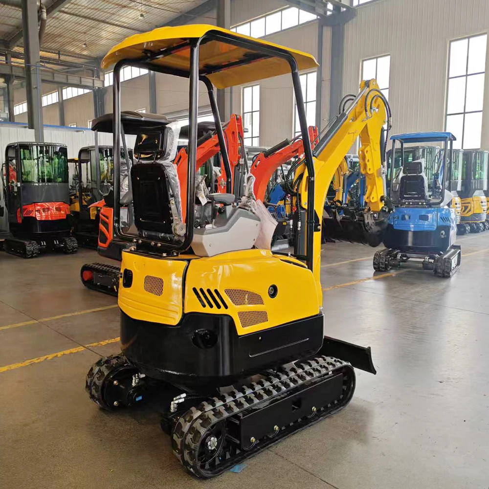 

Mini Excavator Diesel Hydraulic Digger CE Euro5 Multiple Attachments Farm Construction Landscaping