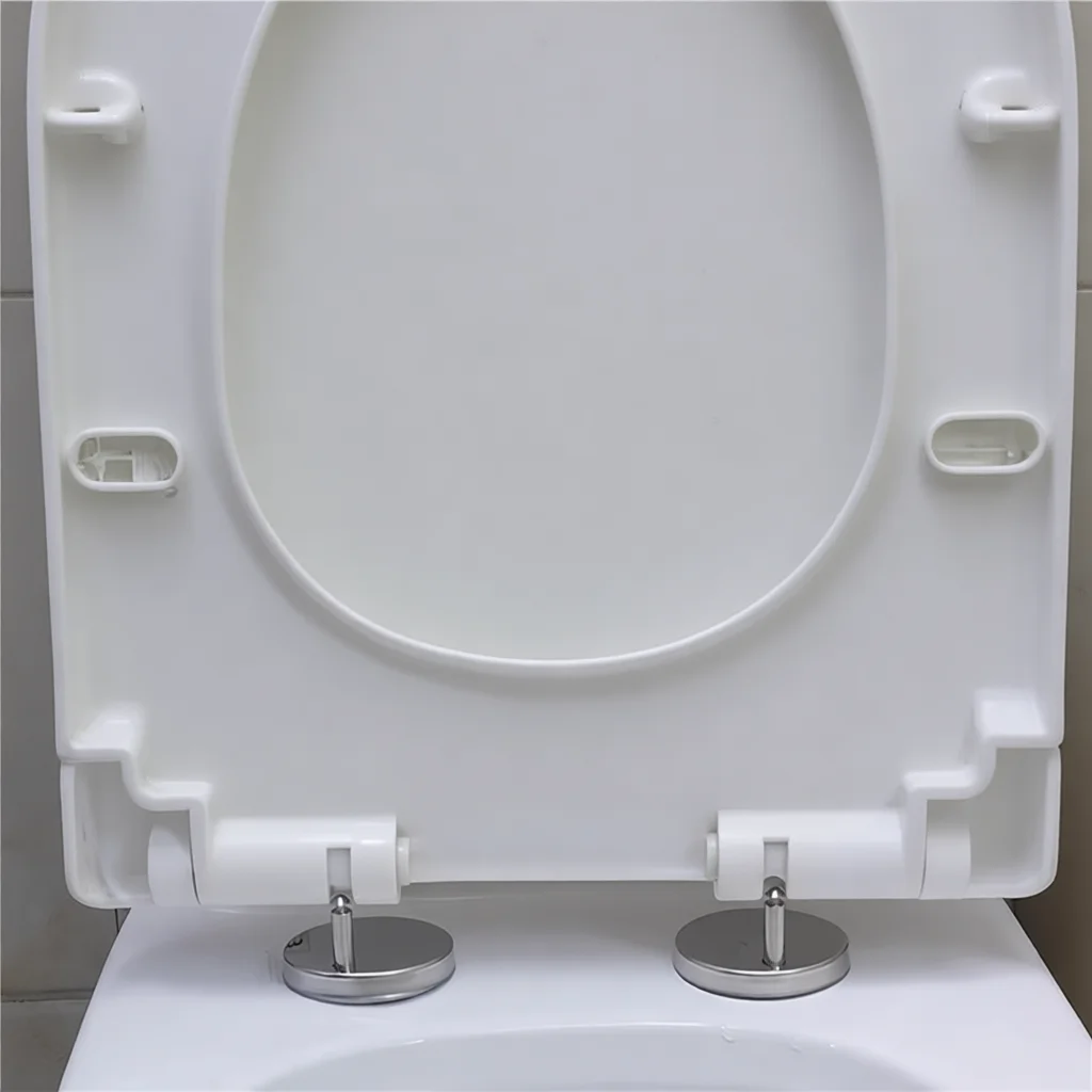 Adjustable Stainless Steel Toilet Seat Hinges Screws Replacement Parts Universal Bathroom Commode Lid Fixing Hardware Kit