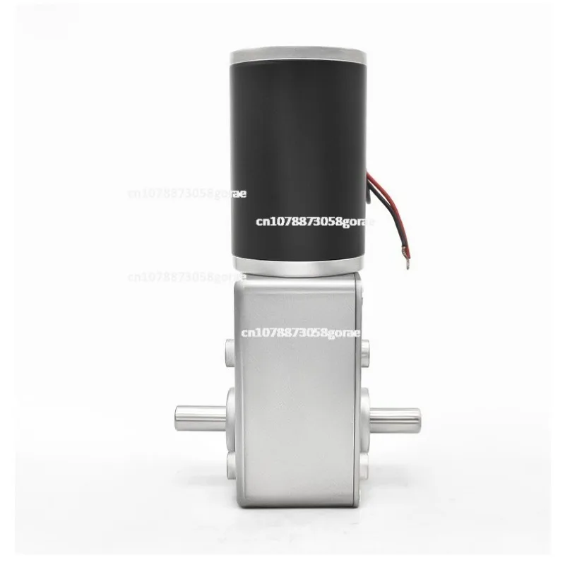 

Turbo Worm DC Reduction Motor High Torque Low Speed Speed Regulation Motor 12V24V Forward And Reverse Dual Output Shaft