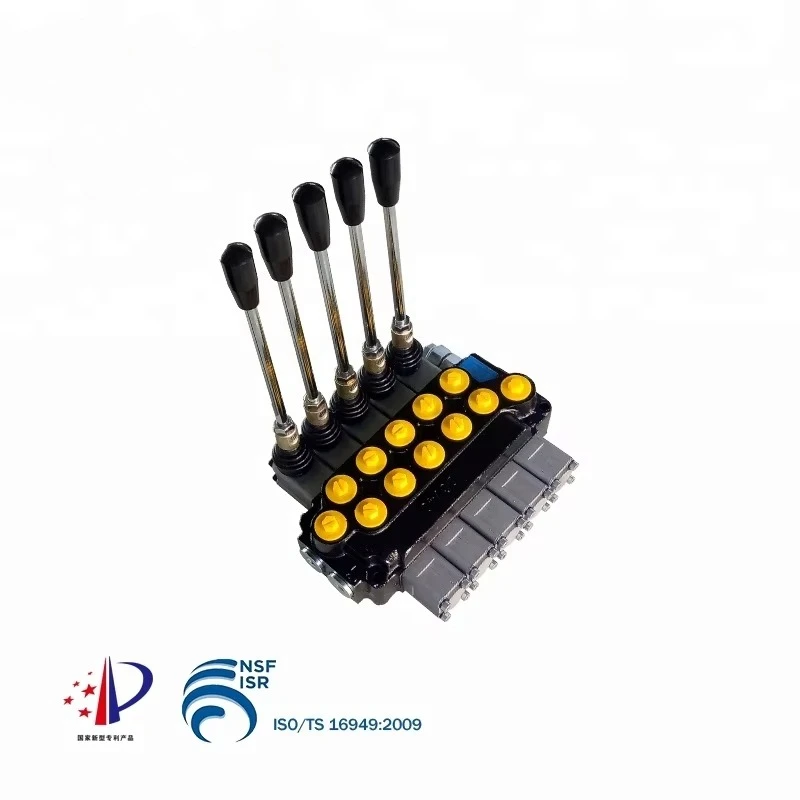 DCV40 40L/min Manual Monoblock Hydraulic Multiple Directional Control DCV Valve
