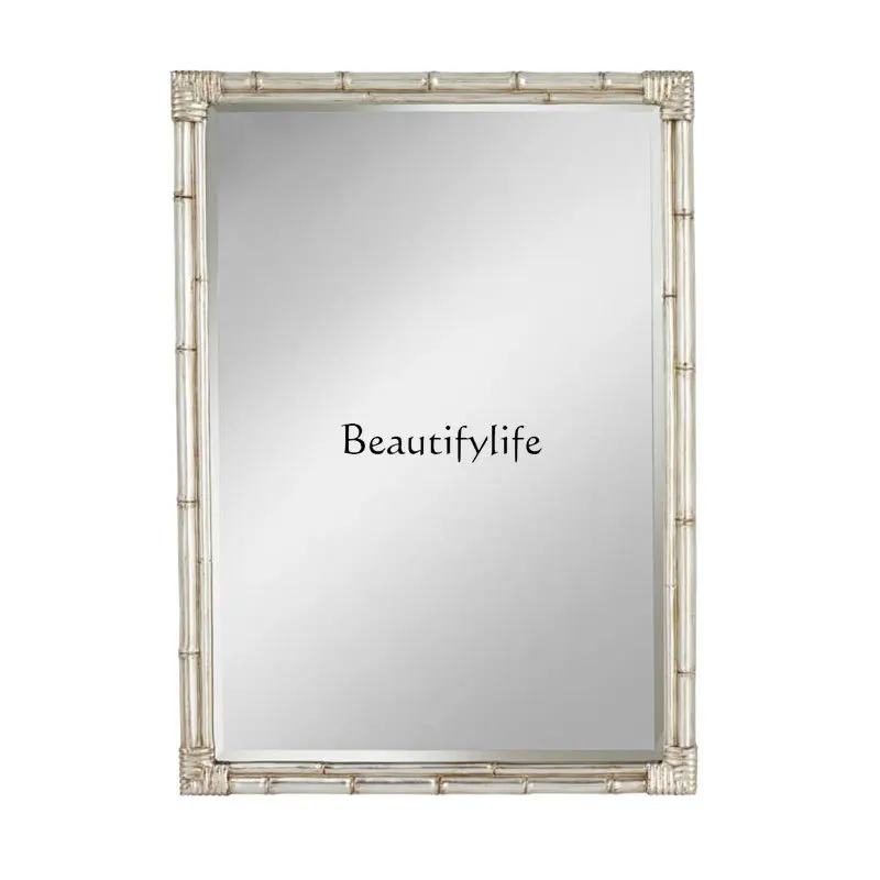 

Edge mirror wall light luxury desktop decorative mirror mirror, European style