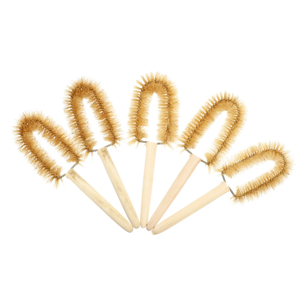 5 Pcs Beaker Cleaning Brush Reusable Easy Wash Laboratory Bottle Glass Cup Science Lab Equipment Teaching Supplies