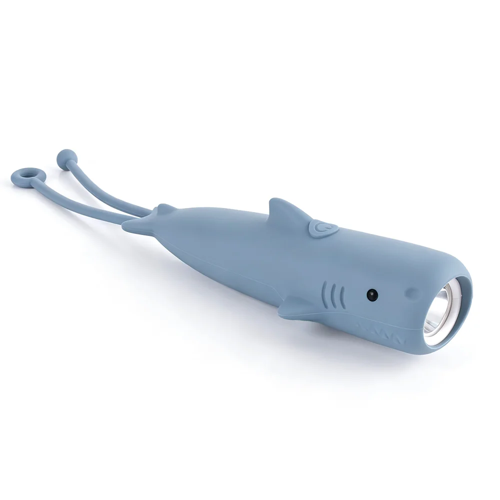 BORUiT LED Flashlight Silicone Animal Kids Flashlight Type-C Rechargeable Night Light Portable Torch Bedside Lamp for Children
