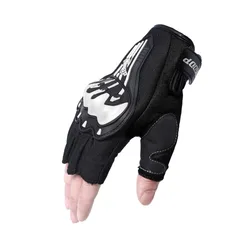 1 Pair M L Xl Xxl of Summer Off-Road Motorcycle Gloves Breathable Outdoor Riding Anti-Fall Anti-Skid Half Finger Gloves