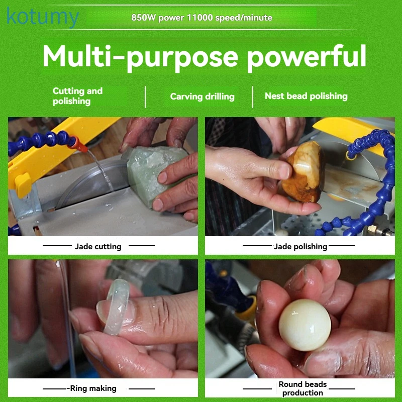 Multi functional jade carving machine, grinder, small cutting machine, saw, woodworking, polishing tool, electric grinder