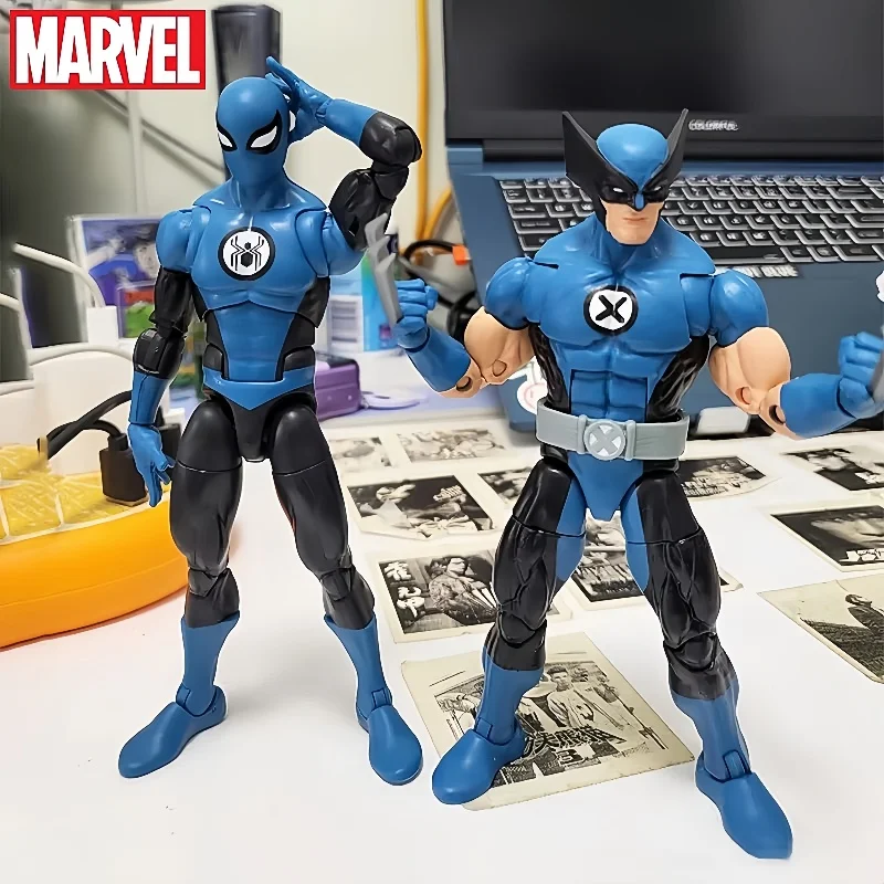 

Marvel Legends, хит продаж, натуральная аниме-фигурка, Ml Wolverine, Человек-паук, ПВХ, модель ручной работы, кукла, украшение для рабочего стола, детские рождественские игрушки, подарки