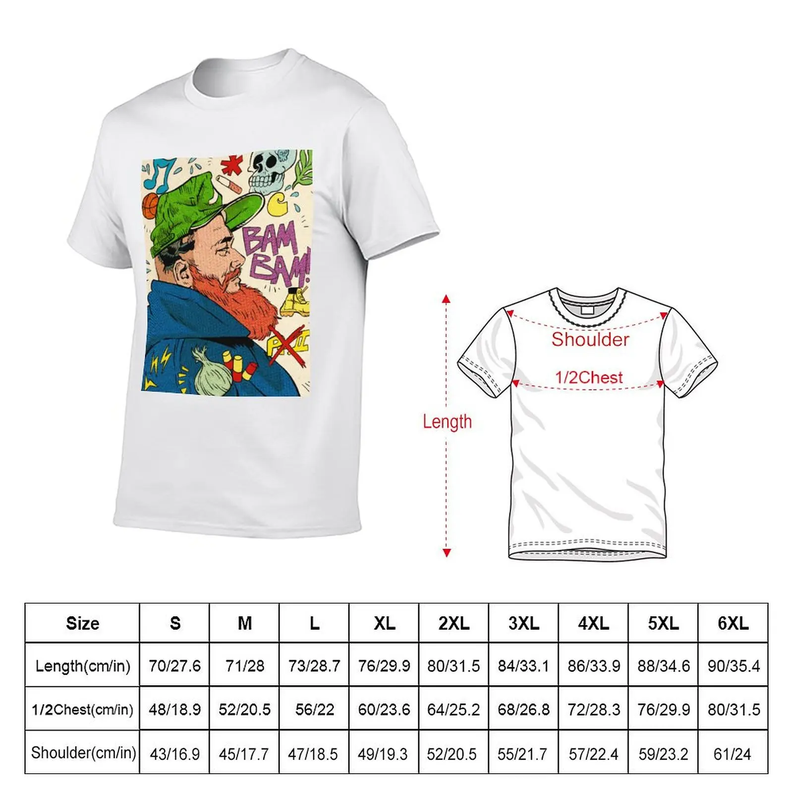 ACTION BRONSON T-Shirt summer tops korean fashion men clothing
