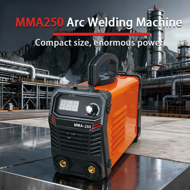 MMA250 Welding Machine Manual Welding Machine Full Set of Accessories Includes: Welding Clamp*1, Ground Clamp*1, Weld