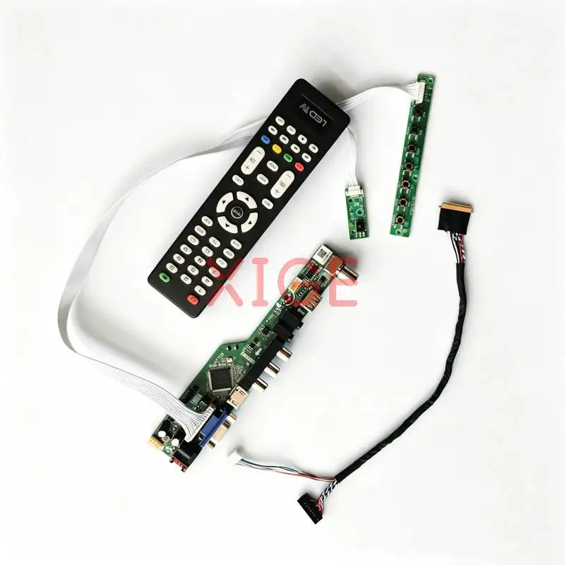 

For B156HW03 B156HW01 LTN156HT01 B156HW02 Controller Board DIY Kit 40-Pin LVDS HDMI+VGA+AV+USB 1920x1080 1920*1080 Laptop Screen