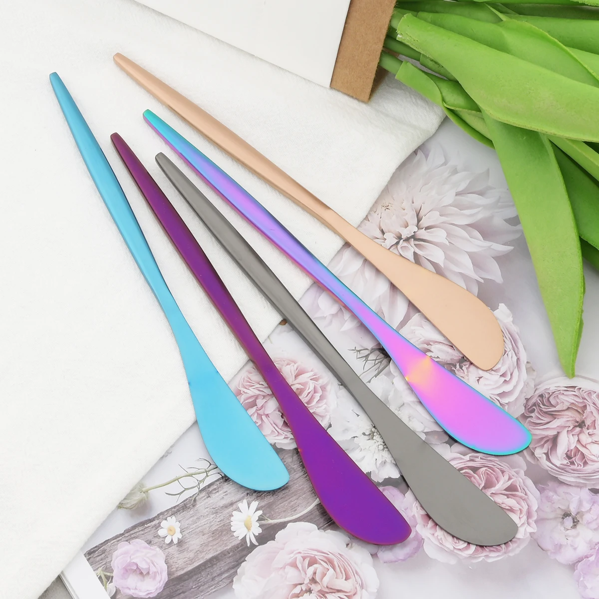 6Pcs Butter Knife D… - image