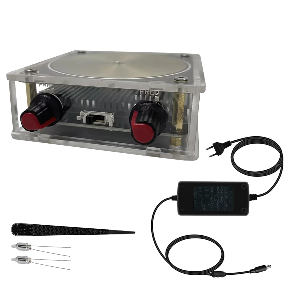 테슬라 코일 스피커용 음악, 블루투스 호환, 터치 가능한 인공 스파크 아크 플라즈마 확성기, 과학 실험 도구