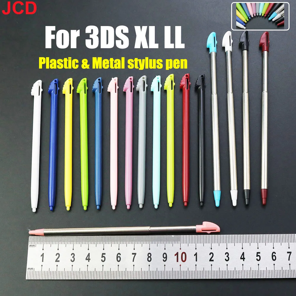 

JCD 1pcs Multi-Color Plastic/Metal Touch Screen Stylus Pen Video Games Control Touch Pen for 3DS XL LL Game Accessories