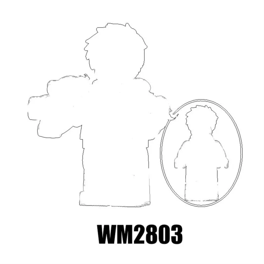 

Фигурки из мультфильмов, строительные блоки для детей WM6194 WM6195 WM2802 WM2803, лучший подарок для мальчиков и девочек, игрушки на день рождения и праздники