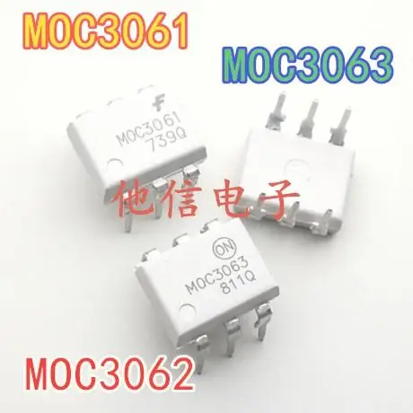 

10 шт., MOC3061, MOC3063, MOC3062 M DIP-6
