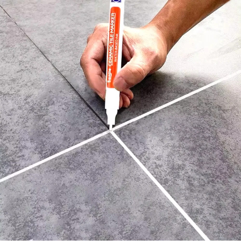 3pcs-Waterproof Marker Pen Wall Seam Repair Tiles Grout Markers Pens Floor Bathroom Decontamination Paint Brush Tools