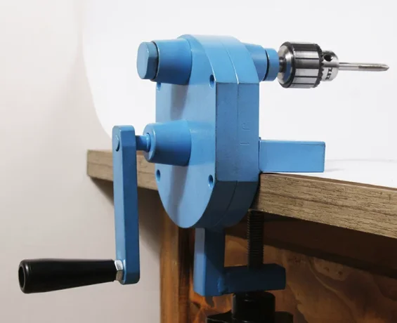 Manual Drilling Tapping Machine Portable High Precision Crank Tapper Small Size Hand
