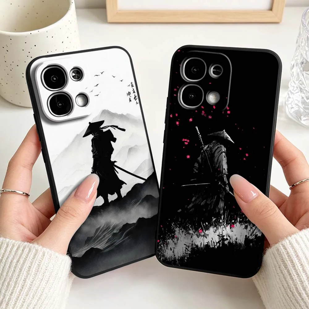 

Hot New Vagabond Samurai Phone Case For OPPO Find X5 X6 X8 X9 A5 A6 A80 A60 A40 A98 A96 A94 A76 A54 A55 A56 A74 A73 Black