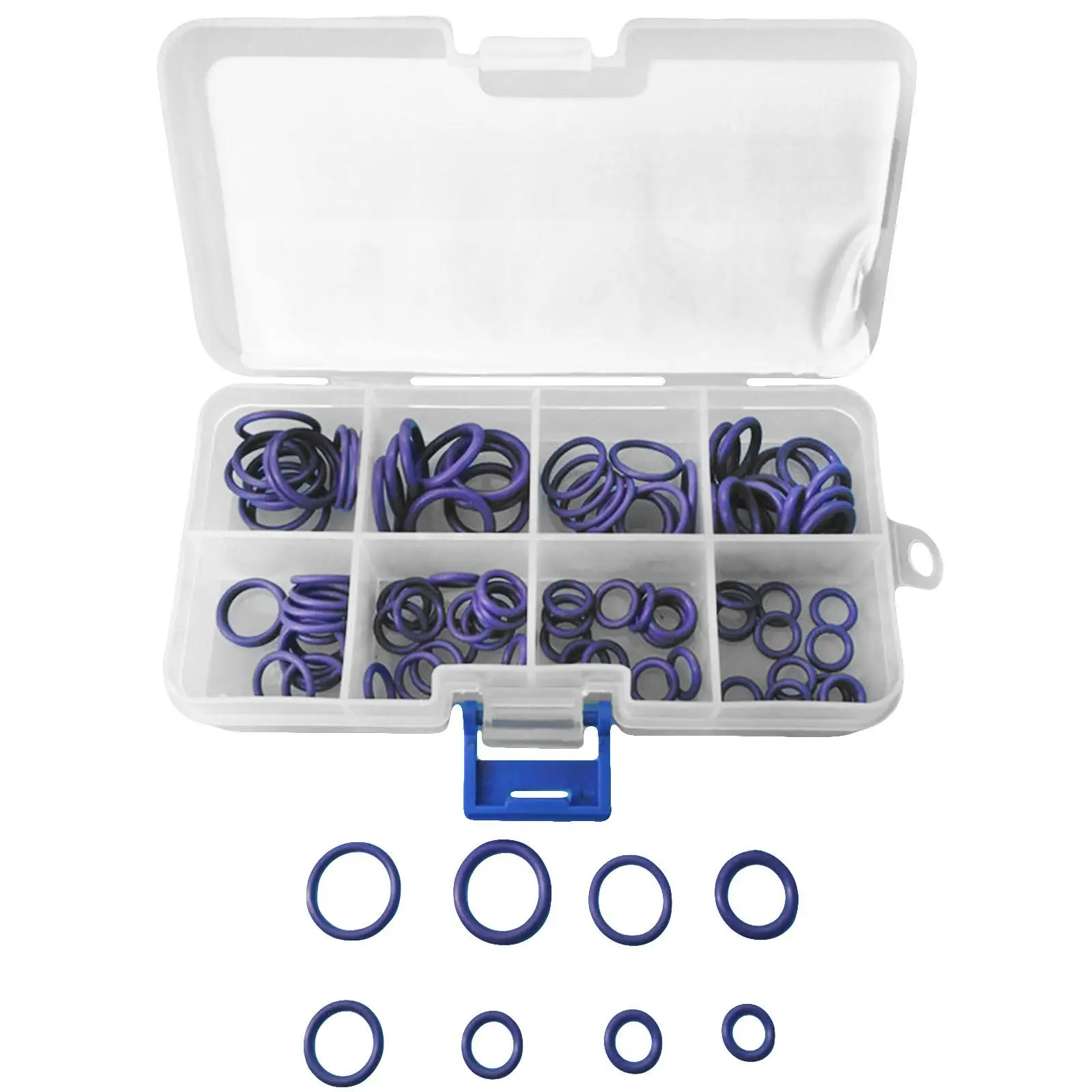 Universal Car O Ring Washer Seals Kit Durable Rubber Air Conditioner Repair Set for Auto Home Appliance and Car Maintenance