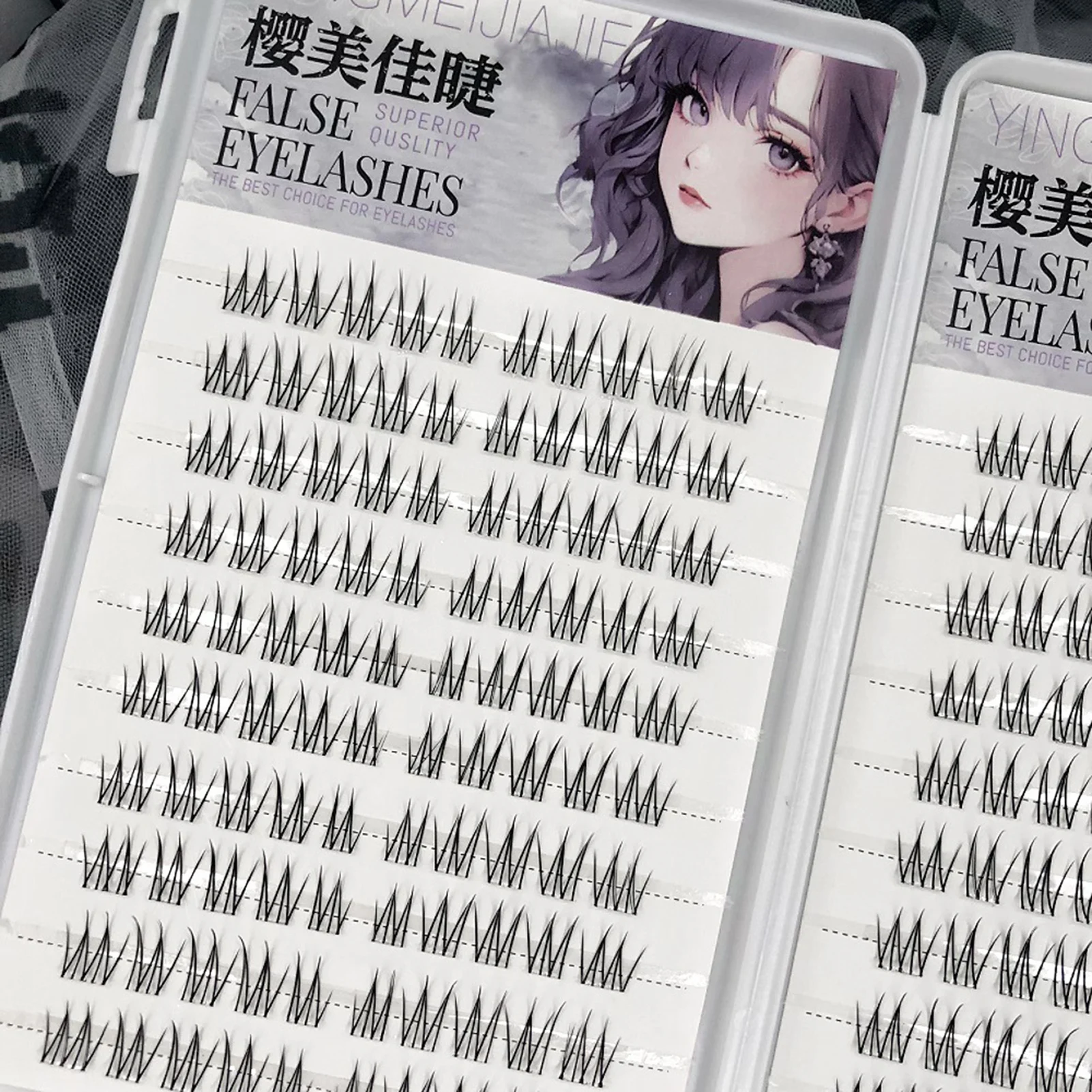 9-13 ミリメートル接着剤不使用つけまつげ韓国スタイルリアルな女性毎日つけまつげ女の子のアイメイクに最適