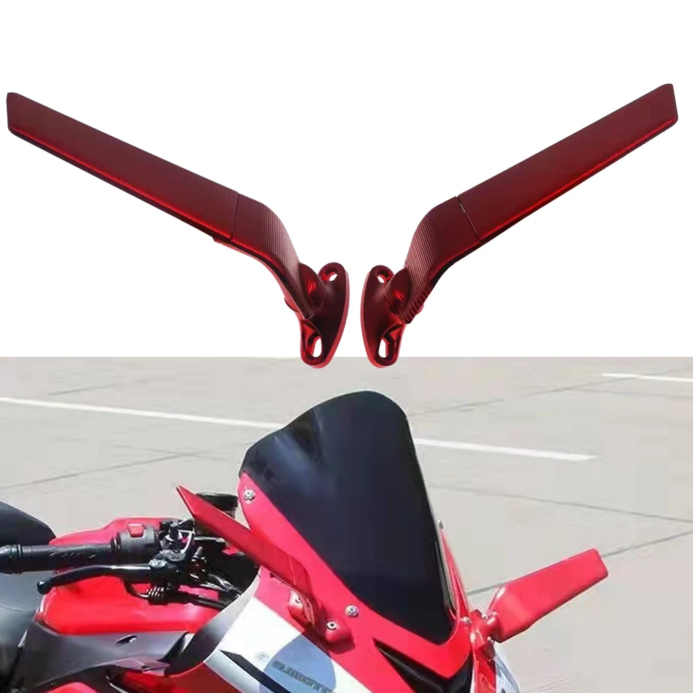 cnc high quality Motorcycle Swivel Wing Multi-angle Adjustable Rotating Mirrors for Honda CBR 600RR 650F 600F 650R 400RR CBR1000