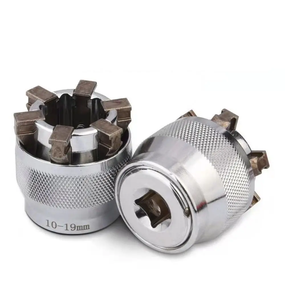

3/8 Inch Drive Wrench Socket High Torque 10-19mm Wrench Adapter Adjustable High Hardness Socket Adapter Repair Tool