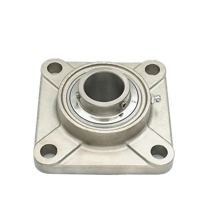 

1Pcs SUCF Square Flange Pillow Block Bearing 202/304 Stainless Steel 12mm - 50mm Bore