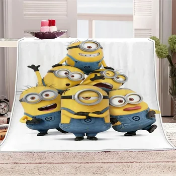 소파용 무릎 담요, M-MinionS 럭셔리 던지기 담요, 소파 코비자 침대 던지기 담요, 가정용 푹신한 격자 무늬 인테리어