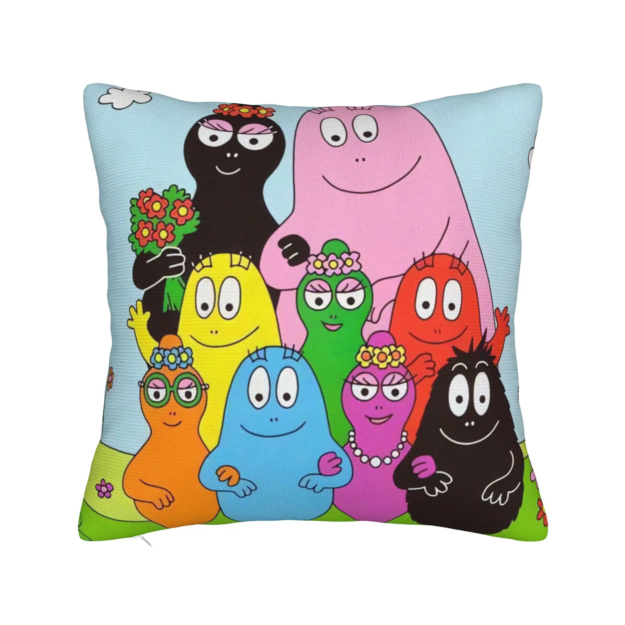 Barbapapa Barbamama Pillow Cover  Vintage Pillow Case For Wedding Party Home Decor Design Cushion Cover Gift