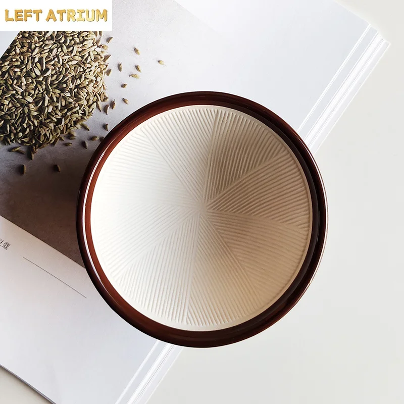 Japanese Ceramic Grinding Bowl, Supplementary Food, Mud Grinding Tableware, Fruit and Vegetable Rice Paste Food Manual Grinder