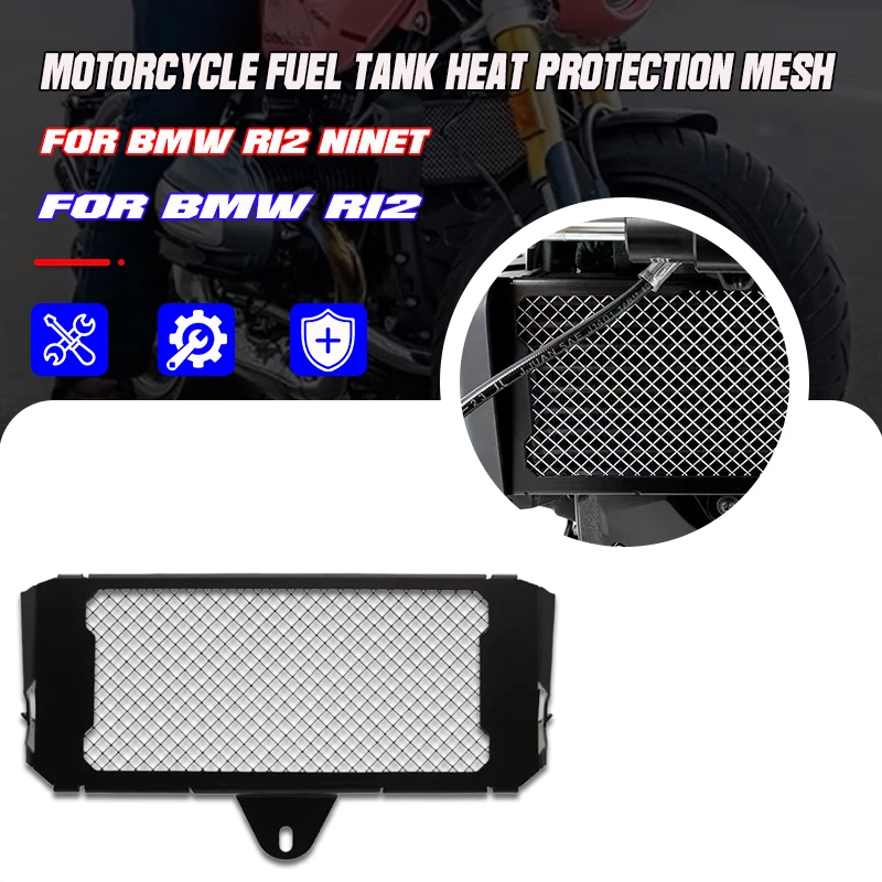 

New Motorcycle Accessories Radiator Guard Grille Protective Cover For Bmw R12 R 12 NineT NINE T 2024 2025- Radiator Guards Parts