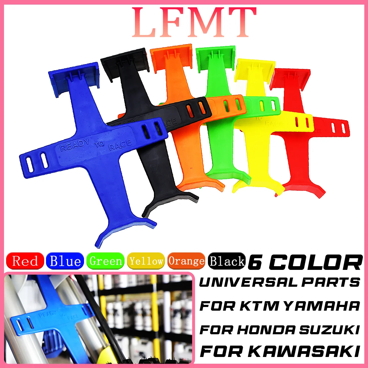 

Motorcycle 25CM Plastic Fork Support Brace For KTM Honda Yamaha KAWASAKI SUZUKI SX EXC F XC W YZ YZF CRF 125 150 250 350 450