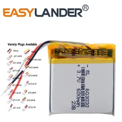 3Lines 603230 603030 3.7V 600mAh Rechargeable Lithium Li-ion Lipo Polymer Battery for digital products navigation GPS