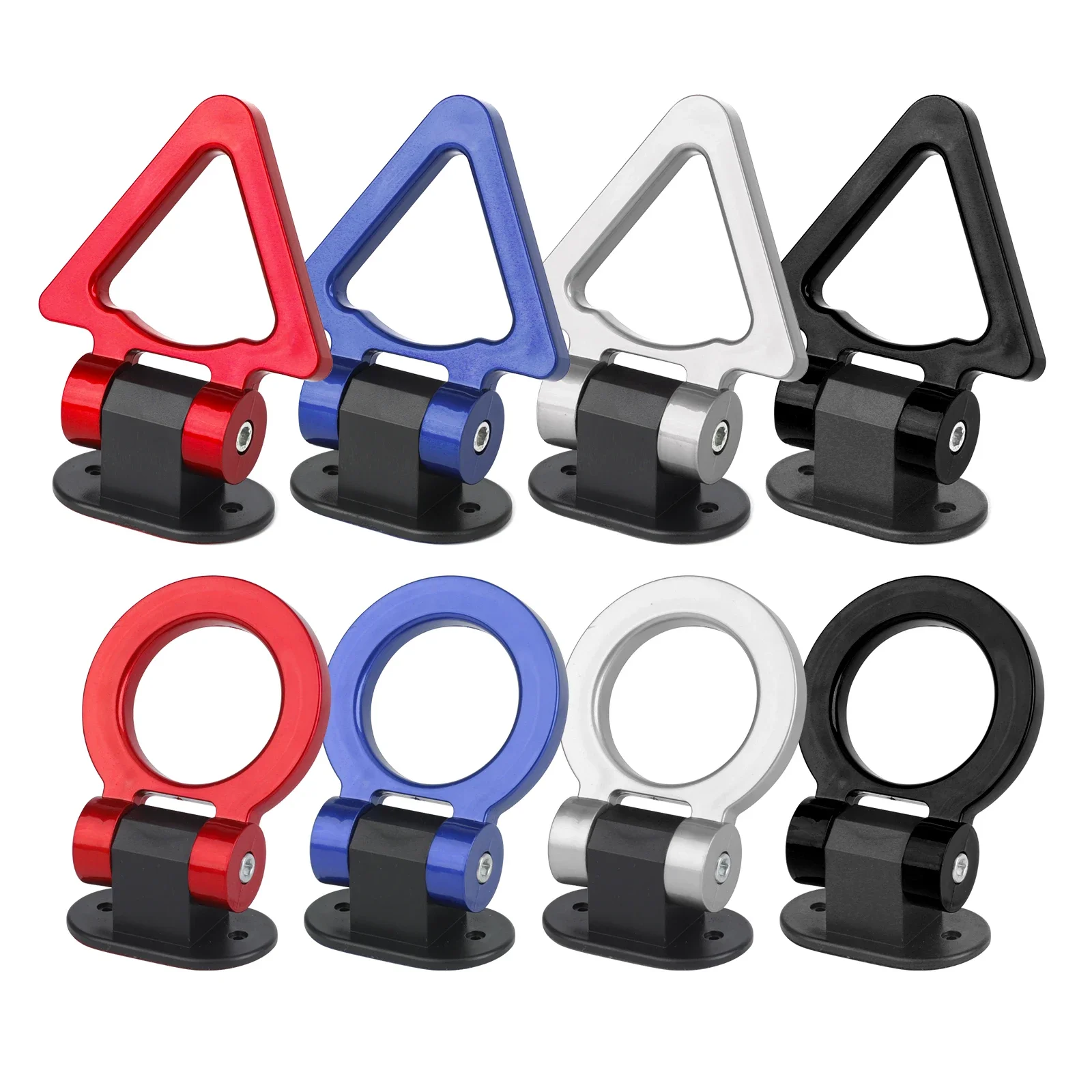 ABS محاكاة سباق الوفير مقطورة هوك سحب هوك ملصق JDM العالمي سيارة التصميم ملصق Tralier سحب هوك عدة