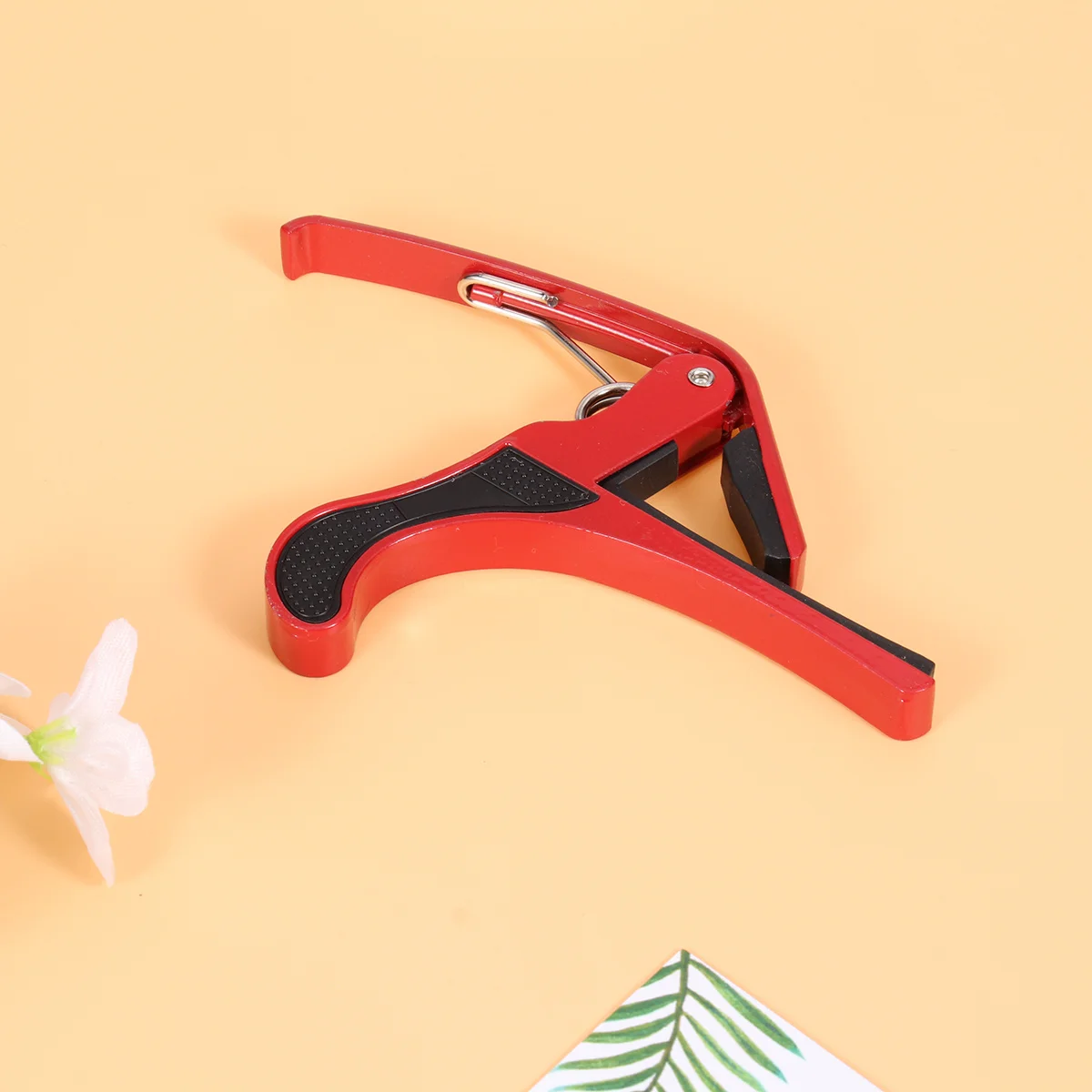 

Metal Guitar Capo Red Heavy Duty Quick Release For Electric Acoustic Guitar Ukulele Bass Mandolin Lightweight