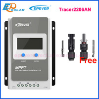 10A 20A MPPT Solar Charge Controller With MC Connector EPEVER Tracer2206AN Tracer1206AN 12V/24V Battery Auto Identify Max PV 60V