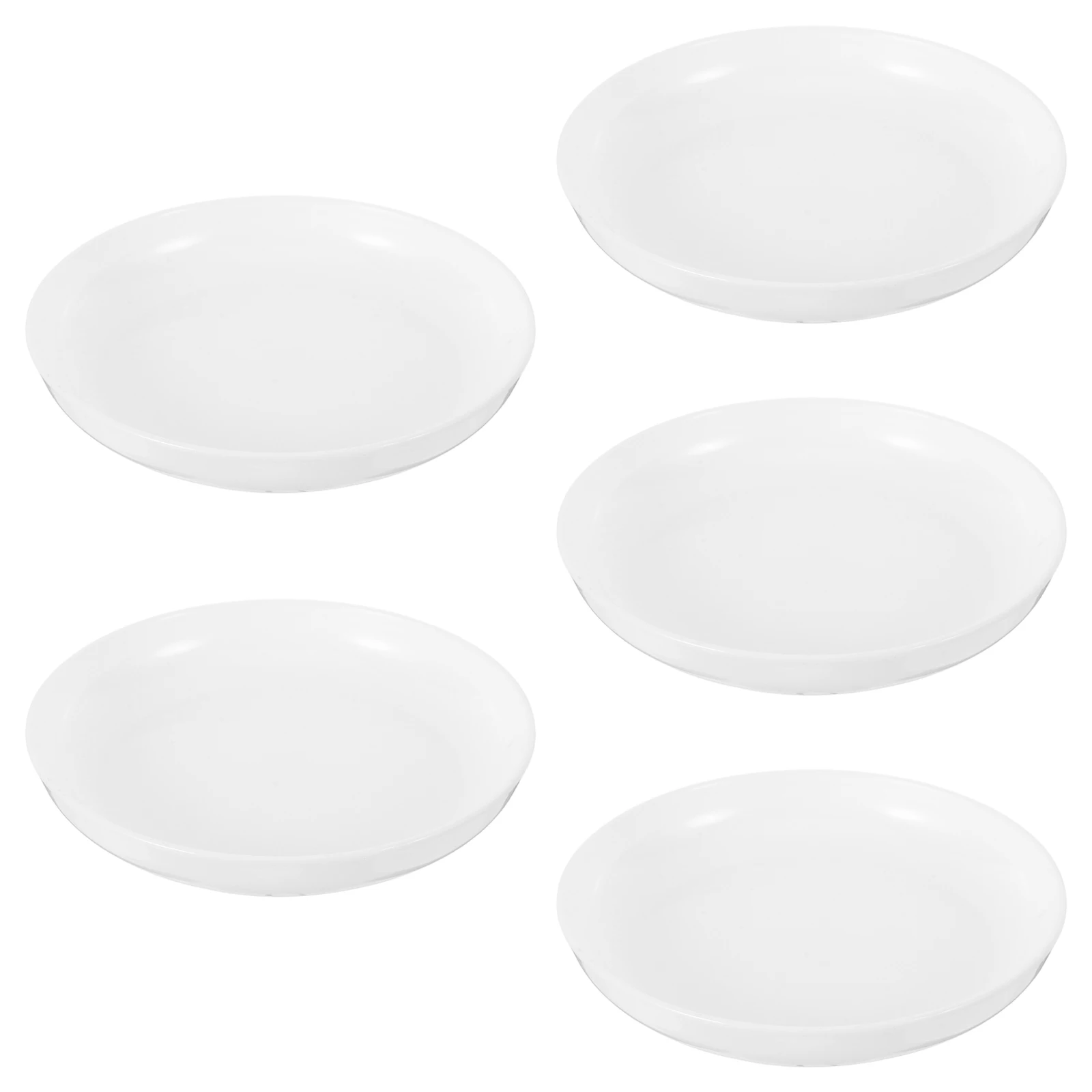 

5pcs Ink Plate Paint Tray Dish Calligraphy Brush Water Plate Ceramic Style Durable Practical Long Lasting Use Smooth Surface