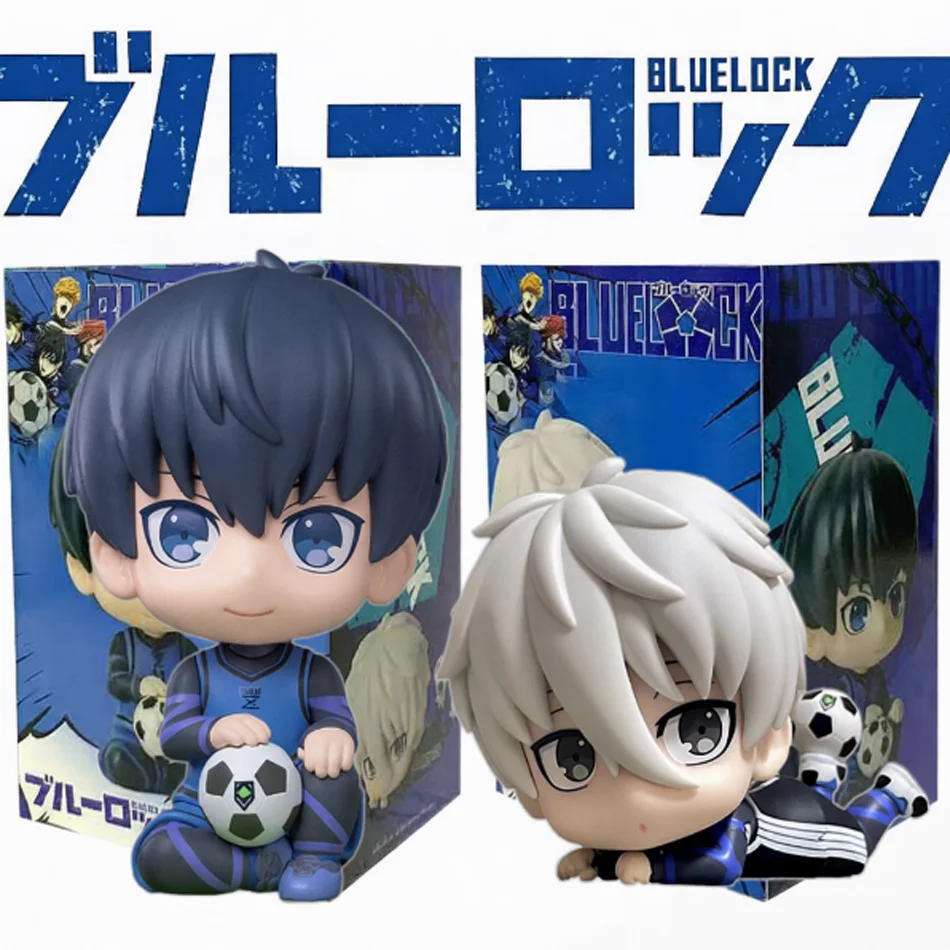 

Kawaii BLUE LOCK Nagi Yisagi Isagi Yoichi PVC Collectible Model Anime Peripheral Creative Birthday Gift Toy