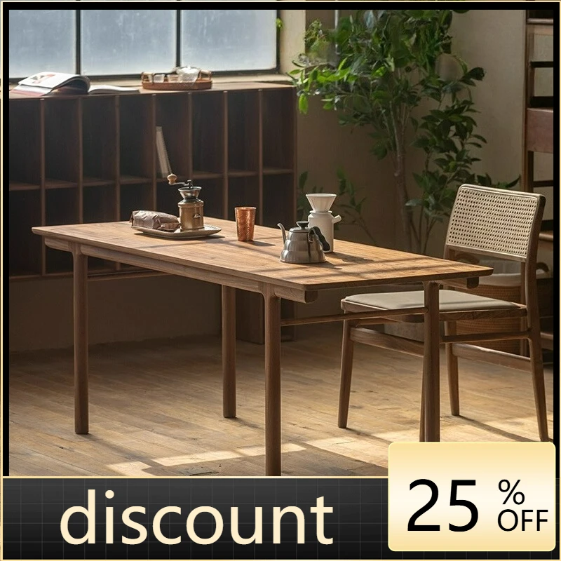 

LTT Chongqing tea table solid wood tea table work table log modern simple wabi-sabi wind