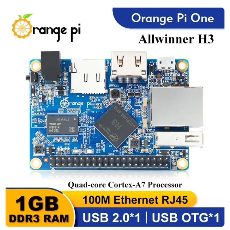BoMaSOrange Pi One1GB H3 Quad-Core ,Support Android,Ubuntu,Debian Mini Singe Board Computer