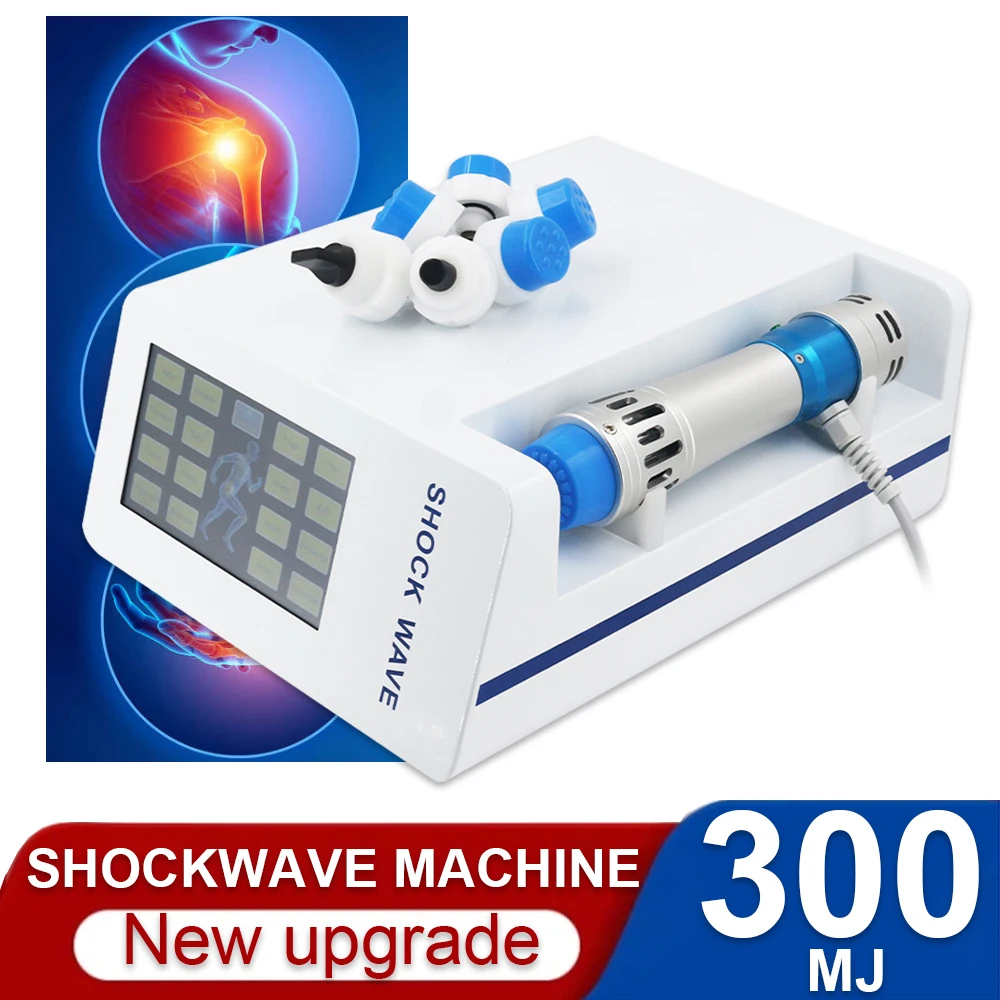 Professional Shockwave Therapy Machine For ED Treatment And Plantar Fascitis Massager 300MJ Shock Wave Instrument Tennis Elbow