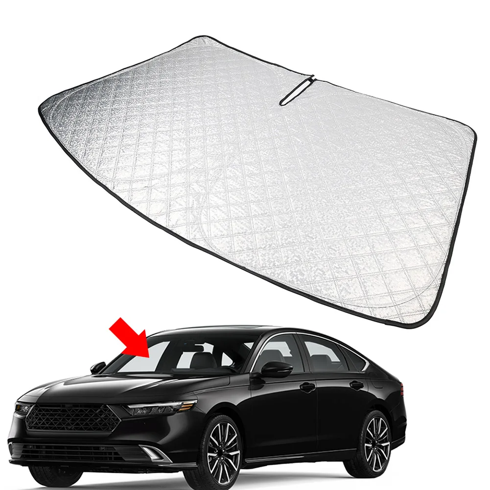 Car Window Sunshade Cover Sun Shade Front Windshield Visor Protector Folding For Honda Accord 2023+