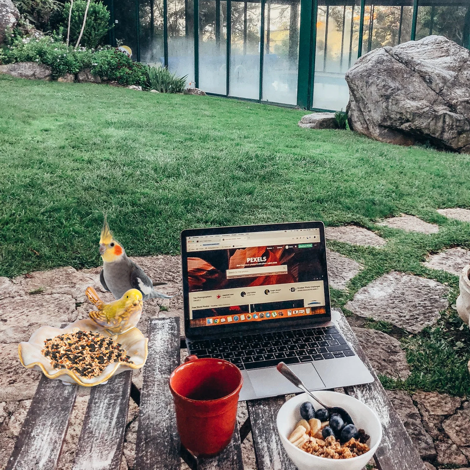 

Декоративный контейнер для хранения, украшение для дома, пепельница, кормушка для птиц, керамический сувенир