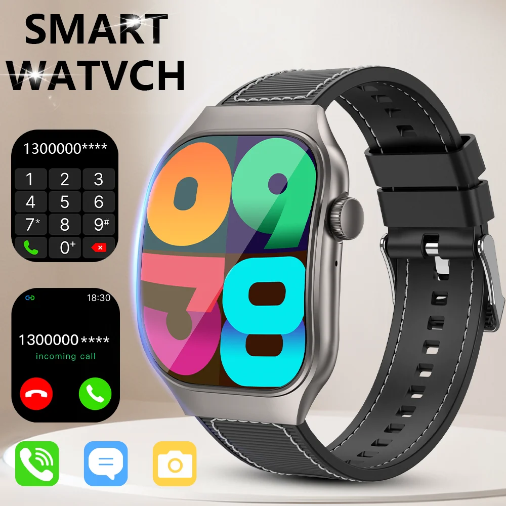 LAXASFIT Nova Moda Curva Smartwatch 2.01 polegadas HD Touchscreen Bluetooth Chamando Rastreamento de Fitness Homens e Mulheres Presente de Férias